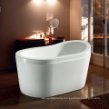 Household 1300MM Acrylic Small Freestanding Bathtub With Seat